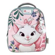 Luna: Pisicile aristocrate Marie – rucsac rotunjit pentru grădiniță, cu 2 compartimente, 27x10x31 cm