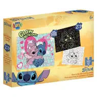 Luna: Puzzle Disney Stitch cu 100 de piese, care strălucește în întuneric