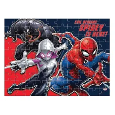 Luna: Puzzle Marvel Spider-Man cu 100 piese care luminează în întuneric imaginea 2