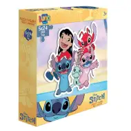 Luna: Puzzle cu personaje Disney Stitch, 5x24 de piese