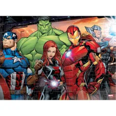 Luna: Puzzle de colorat Avengers 2 în 1, 100 de piese imaginea 2