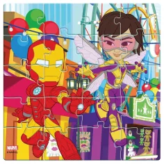 Luna: Puzzle magnetic cu model Spidey și prietenii lui, 3x20 de piese imaginea 2