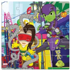 Luna: Puzzle magnetic cu model Spidey și prietenii lui, 3x20 de piese imaginea 3
