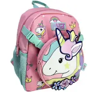 Luna: Rucsac pentru grădiniță Must Team Unicorn cu 1 compartiment, cu borsetă detașabilă, 28x14x33cm