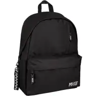 Luna: Rucsac școlar negru Must Team Monochrome, 32x17x42cm