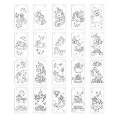 Luna: Set creativ de colorat Team Unicorni, 27 piese imaginea 4