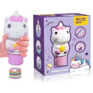 Luna: Set de 100 autocolante cu unicorni, cu ștampilă cu unicorn