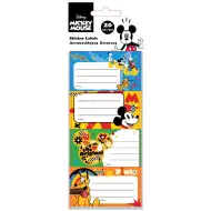 Luna: Set de 20 etichete pentru caiete cu Mickey Mouse și prietenii