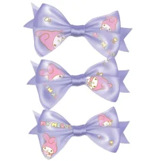 Luna: Set de 3 agrafe de păr cu fundiță My Melody imaginea 2