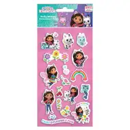 Luna: Set de autocolante 3D pufoase cu căsuța pentru păpuși Gabi, pe coală de 10x22 cm