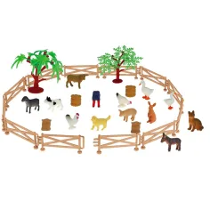 Luna: Set de joacă cu animale Jasper Land Farm, 34 piese imaginea 2
