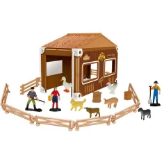 Luna: Set de joacă cu animale Jasper Land Farm, 37 piese imaginea 2