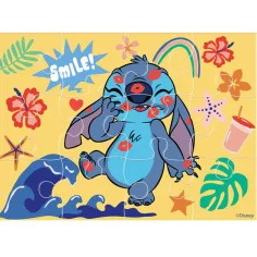 Luna: Set puzzle 4-în-1 Stitch imaginea 3