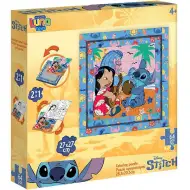 Luna: Stitch Hawaii atmosferă puzzle cu 64 piese, cu ramă, de colorat