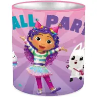 Luna: Suport cilindric metalic pentru rechizite, casă de păpuși Gabi, 10x11 cm