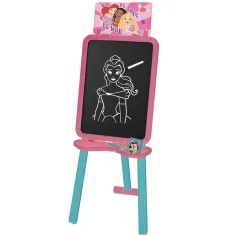 Luna: Tablă de desen 2 în 1 cu prințese Disney, 56x42x6cm, pe suport imaginea 2