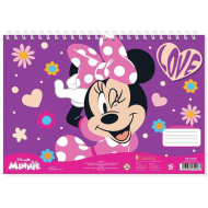 Luna: caiet de schițe Minnie Mouse în două variante, 1 buc.