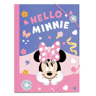 Luna: mapă cu elastic, model Hello Minnie, 25x35 cm