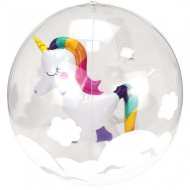 Luna: minge de plajă cu unicorni