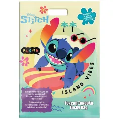 Luna: săculeț surpriză Disney Stitch 29x40 cm