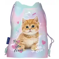 MY Little Friend - Pastel Kitty sac de sport cu model de pisicuță, 43x32cm