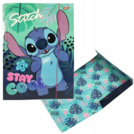 Mapă cu elastic Disney Stitch Stay Cool, mărime A4