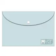 Mapă cu patent Must, format A4, culoare albastru pastel