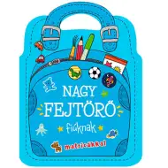 Mare carte de activități - caiet cu autocolante pentru băieți