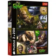 Marvel: Eu sunt Groot puzzle 2x200 piese - Trefl