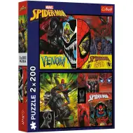 Marvel: Omul Păianjen vs Venom puzzle 2x200 piese - Trefl