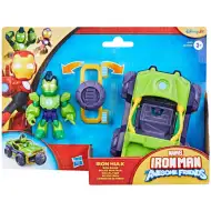 Marvel Omul de Fier și Super Prietenii – Set vehicul și figură: Iron Hulk - Hasbro