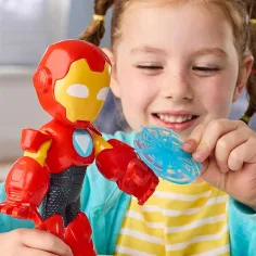 Marvel Omul de Fier și minunații săi prieteni - Figurină Omul de Fier de 23 cm - Hasbro imaginea 4