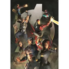 Marvel: Răzbunătorii puzzle compact de 1000 de piese 70x50cm - Clementoni imaginea 2