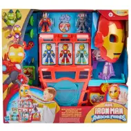 Marvel: Set de joacă cu baza lui Iron Man și figurine - Hasbro