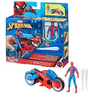 Marvel: Spider-Man - Motocicleta Web Blast cu figurina Spider-Man - Hasbro