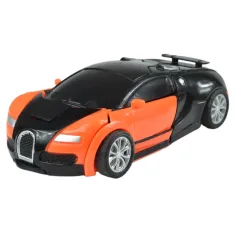 Masina de curse: Sport car transformabil în robot cu roți de inerție, disponibil în mai multe variante, 13cm. imaginea 2