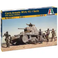 Mașină de model Italeri 1/35 Carro Armato M14/41 I Serie