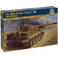 Mașină de model Italeri 1/35 Pz.Kpfw. VI Tiger I Ausf. E