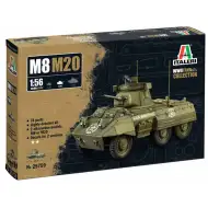 Mașină de model Italeri 1/56 M8/M20