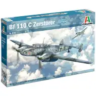 Mașină de model Italeri 1/72 Bf 110 C Zerstörer avion de vânătoare