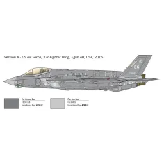 Mașină de model Italeri 1/72 F-35A Lightning II imaginea 3