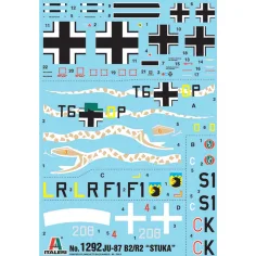 Mașină de model Italeri 1/72 Ju-87 B2/R2 Stuka bombardier în picaj imaginea 6
