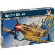 Mașină de model Italeri 1/72 Spitfire Mk. Vb avion de vânătoare