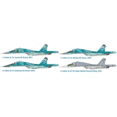Mașină de model Italeri 1/72 Sukhoi Su-34/Su-32 FN avion de vânătoare-bombardier imaginea 3