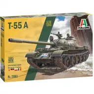 Mașină de model Italeri 1/72 T-55A tank