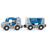 Mașină de poliție magnetică cu remorcă - Woodyland