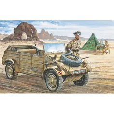 Mașină militară machetă Italeri 1/35 VW Typ 82 Kübelwagen imaginea 2