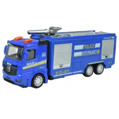 Masini de politie: Camion de politie cu roti libere in diverse variante de 19cm imaginea 2