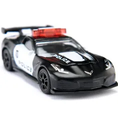 Mașinuță SIKU Chevrolet Corvette ZR1 Police 1/64 imaginea 2