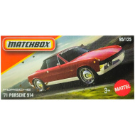 Matchbox: ’71 Porsche 914 mașinuță roșie în cutie de carton 1/64 – Mattel